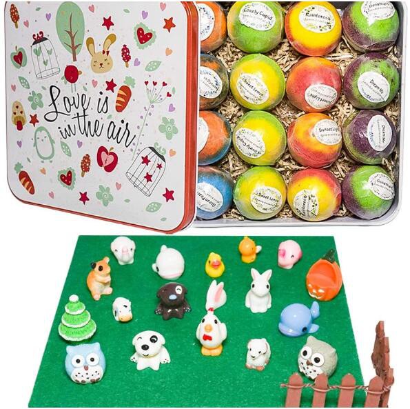 کھلونے کے ساتھ بلبلا غسل بم